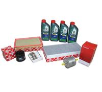 Inspektionskit 1,25 16V Ford Fiesta inkl. 4 Liter 5W30 Castrol Öl 58882227