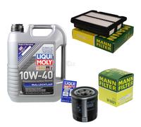 INSPEKTIONSKIT FILTER LIQUI MOLY ÖL 5L 10W-40 für Chevrolet Aveo Schrägheck