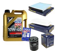 INSPEKTIONSKIT FILTER LIQUI MOLY ÖL 5L 10W-40 für Toyota Avensis Station Wagon