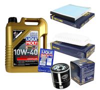 INSPEKTIONSKIT FILTER LIQUI MOLY ÖL 5L 10W-40 für Toyota Corolla Verso ZER_