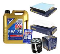 INSPEKTIONSKIT FILTER LIQUI MOLY ÖL 5L 5W-30 für Toyota Corolla Verso ZER_