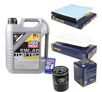 INSPEKTIONSKIT FILTER LIQUI MOLY ÖL 5L 5W-40 für Toyota Avensis Station Wagon