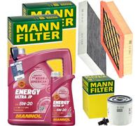 Inspektionspaket + 5L 5W-20 Öl passend für Mondeo V 1.5 ECOBOOST