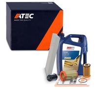 INSPEKTIONSPAKET FILTERSATZ SET B+5L EUROLUB 5W-40 FÜR RENAULT TWINGO 1.2 00-03