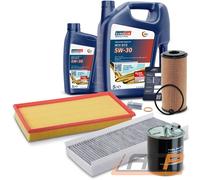 INSPEKTIONSPAKET FILTERSATZ SET B+6L EUROLUB 5W-30 FÜR MERCEDES W169 W245 CDI
