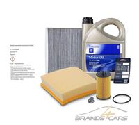 INSPEKTIONSPAKET FILTERSET +5l OPEL DEXOS2® MOTORÖL FÜR OPEL CORSA D + E 1.2 1.4