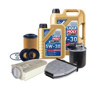 Inspektionspaket Mahle Filterpaket Liqui Moly 5W-30 für Mercedes GLK-CLASS