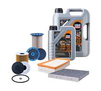 Inspektionspaket Mahle Inspektionsset Liqui Moly 0W-30 für VW PASSAT B8 Variant