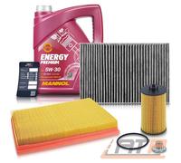 INSPEKTIONSPAKET SET A + 5l 5W-30 FÜR OPEL ASTRA G H J +GTC 1.2 1.4 1.6 1.8