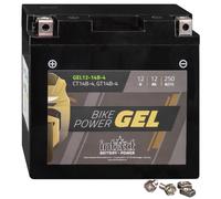 Intact Bike-Power GEL Motorradbatterie GEL12-14B-4 12Ah (DIN 51201) YT14B-BS, YT14B-4