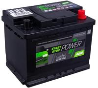 intAct AGM Start-Stop-Batterie 12V 60Ah 680A, wartungsfreie AGM Batterie mit Schnellladetechnologie, für Start-Stop-Fahrzeuge, Maße (LxBxH): 242x175x190mm, Pluspol rechts