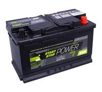 intAct Start-Stop Power AGM800 AGM Autobatterie 12V 80Ah
