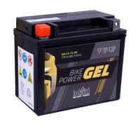 intAct Bike-Power GEL GEL12-12-BS - Gel Motorradbatterie YTX12-BS - 12V, 10Ah, 210A