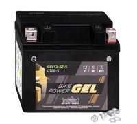 Intact Bike-Power GEL Motorradbatterie GEL12-6ZS 5Ah (DIN 50616) YTZ6-S, YTZ6V, TTZ7S-BS