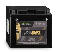 intAct Bike-Power Motorradbatterie GEL YB16L-B 12V 19Ah 51911 Gel12-16L-B