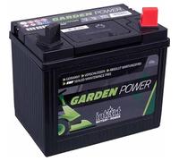 intAct Garden-Power 52440SMF, Batterie 12V 24Ah 300A, verschlossene und wartungsfreie Batterie für Rasentraktoren und Aufsitzrasenmäher, Abmessungen (LxBxH): 196x130x184mm, Pluspol rechts