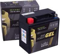 intAct Bike-Power Motorradbatterie GEL YTZ7-S 12V 6Ah Gel12-7Z-S