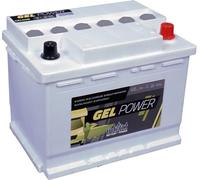 intAct GEL Versorgungsbatterie 12V 50Ah - speziell für Camping, Wohnmobil und Boote - auslaufsichere und wartungsfreie GEL-Batterie - Maße (LxBxH): 242x175x190mm, Pluspol rechts