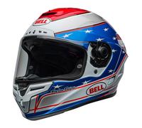 Integral Helm BELL RACE STAR FLEX DLX Beaubier 24 Weiß Blau/Rot