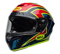 Bell Race Star DLX Flex Xenon Gloss Blau Retina Integralhelm