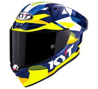 Integralhelm KYT R1R Diamond Blue/Yellow