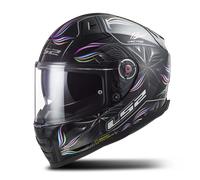 LS2 Vector II Tropical Helm, schwarz-weiss, Größe 4XL 67 68