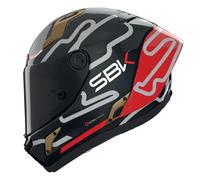 Nolan X-804 RS Ultra Carbon SBK Helm, grau-silber, Größe 2XL für Männer