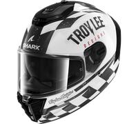 Integralhelm Shark SPARTAN RS FIBRE RACESHOP White Black Red