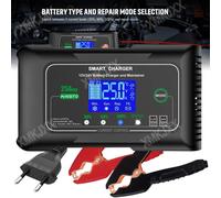 Intelligente KFZ Auto Batterie Ladegerät Impuls Reparatur Akku 12/24V 25A 13A