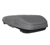 Inter Pack Dachbox Monsun M 470 l, 186 cm Autobox für 75 kg Gepäck, beidseitig öffnend mit Rapid Fit Schnellmontage und Zentralverriegelung, Anthrazit Matt