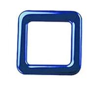 Interieurleisten Für Outlander 2013-2015 Edelstahl Auto 4WD Knopf Sitzheizung Abdeckung Dekoration Abdeckung Autozubehör Mittelkonsolen Schalttafel(Blue 2pc)