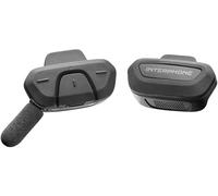 INTERPHONE AERIAL Fahrradhelm Headset für eine Person - Fahrrad Headset für eine Kommunikation bis 300 m, Gegensprechanlage für Fahrrad-Helm mit Bluetooth für GPS, wasserfest und mit Staubfilter