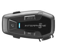 INTERPHONE UCOM7R - Doppelt - Abnehmbare Bluetooth 5.2-Motorrad-Gegensprechanlage und integrierter Akku, 15 Stunden Autonomie, 4 Motorräder 1 km, TFT- und GPS-kompatibel, 32-mm-Lautsprecher