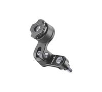 Interphone - QUIKLOX Modular System - Motorrad Handyhalter - Quiklox Anschluss für Motorrad Riser (Lenkerklemme) - Einstellbar 360° horizontal 90° vertikal - Schnellverschlusshaken