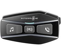 Interphone U-COM 16 Einzel-Headset - Bluetooth Headset fürs Motorrad - Motorrad Sprechanlage für 24 Personen mit bis zu 1 km Reichweite - Bluetooth Freisprecheinrichtung für Motorradhelm