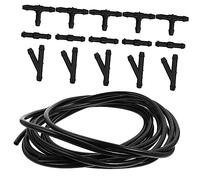 Ipetboom 16stücke Scheibenwaschanlage Schlauch Reparaturset Kunststoff Mit y Adapteranschlüssen Flexibler Korrosionsbeständiger Wasserschlauch Für Windschutzscheibenreinigung Auto