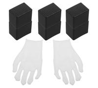 iplusmile Abdeckung für die Dachgepäckträgerverkleidung und Ersatz Endkappe - Schwarz Gummi Material 1 Set für Autodach und Langstreckenfahrten mit Staub und Wasserresistenz