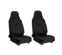 iplusmile Autositzbezüge 2 Stück Nylon Schutzbezüge Für Pkw Und Transporter Schwarz Schutz Vor Schmutz Für Handwerker Und Werkstatt