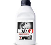 IPONE - Brems- und Kupplungsflüssigkeit - Brake Dot 4 - Vollsynthetisch - Trockensiedepunkt 270°C, 500ml