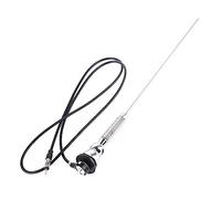 Irfora Universelle Autoantenne, um 180° Drehbarer Sockel, Einfache Installation, MW: 525 kHz-1605 kHz, UKW: 76-108 MHz, mit Drehbarem Sockel, für Dach oder Kotflügel