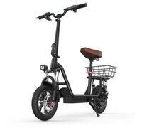 iScooter i12 Elektroroller mit Sitz 500W Motor 36V 7.5Ah Akku 12 Zoll ohne ABE