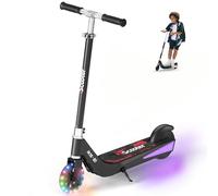 iScooter Kinder E Scooter mit Musik & Licht für 6-8-16 Jahre, 6.5"/5.5" Eektroroller, 2/3 Fahrmodi 8/13/19km/h, 90-102 cm Verstellbare Höhe, Max 8/15 km Reichweite, Licht Leicht, Auto-Abschaltung