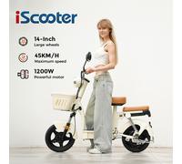 iScooter Y16 E-Scooter 1200W 45km/h Elektroroller 100KM E-Roller 14 Zoll 20AH