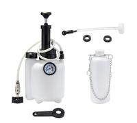 ISINEVER 3L Bremsenentlüftungsgerät Auto Bremsenentlüfter Set Bremsflüssigkeitswechselgerät mit 1 Liter Absaugbehälter E20 Adapter