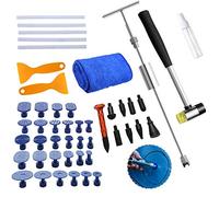 ISOISL Dellen Reparatur Ausbeulwerkzeug, 48-teiliges Beulen Reparaturset mit Heißklebepistole, Brücke Dellenabzieher/T Typ Puller, Dent Removal Kit für Fahrzeug Dellen/Hageldellen