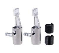 iSpchen 2 Stück Auto Reifenfüller Air Chucks Clip Inflator Pumpe Gewindedüsen Adapter Kompressor Luftpumpenclip Ventiladapter Luftfutter Reifenventilwerkzeuge