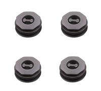 iSpchen 4 Stück Auto Fußmatten Clips Autoteppich Matten Clips Automatten Teppich Boden Halter abnehmbare drehbare rutschfeste Fußmatten Befestigung Clip Teppich Schnalle Halterung