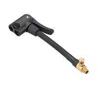 iSpchen Auto Reifenfüller Schlauch Ventilverlängerung Set Inflator Schlauch Gummi Verlängerungsrohr Reifenfüller Schlauch Adapter mit Reifenfutter Clip für Fahrrad,Motorrad,Auto,LKW,20CM