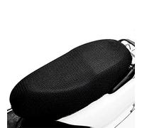 iSpchen Motorrad Sitzbezug Rutschfest Sitzkissen 3D Stoff Wasserdicht Atmungsaktiv Wärmeisolierung Sitzbezüge Motorrad Sitzbankbezug Mesh Sitzbank Kissen für Motorrad Roller Sitzschutz Schwarz,XL