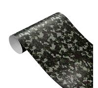 iSpchen Tönungsfolie Camouflage Autofolie Vinyl Sticker Selbstklebend Autoaufkleber DIY Dekofolie Schutzfolie Zubehör Innenraum Karosserie Lackschutzfolie, 50x200cm